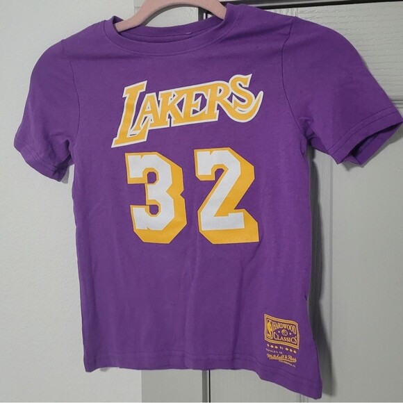 Lakers Magic Johnson Purple Kids T-Shirt - Picture 1 of 4